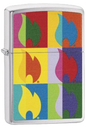 Zippo Lighter Abstract Flame Design (29623)