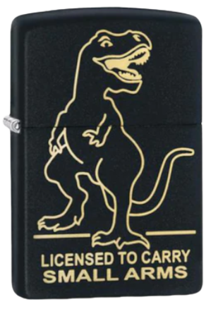 Zippo Lighter Licensed to Carry Small Arms (29629)