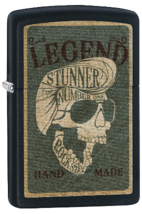 Zippo Lighter Legendary Skull Design (29630)