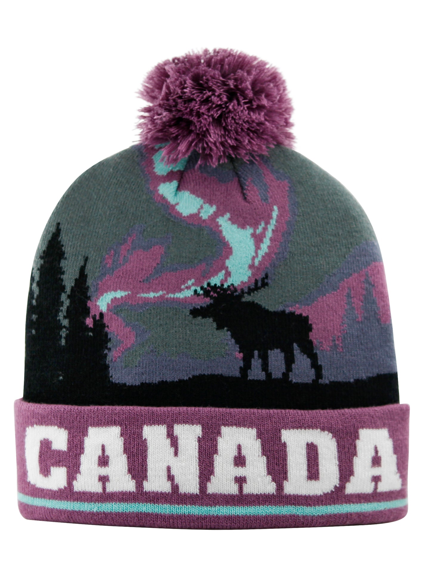 Landmark Beanies - Canada Moose Northern Lights