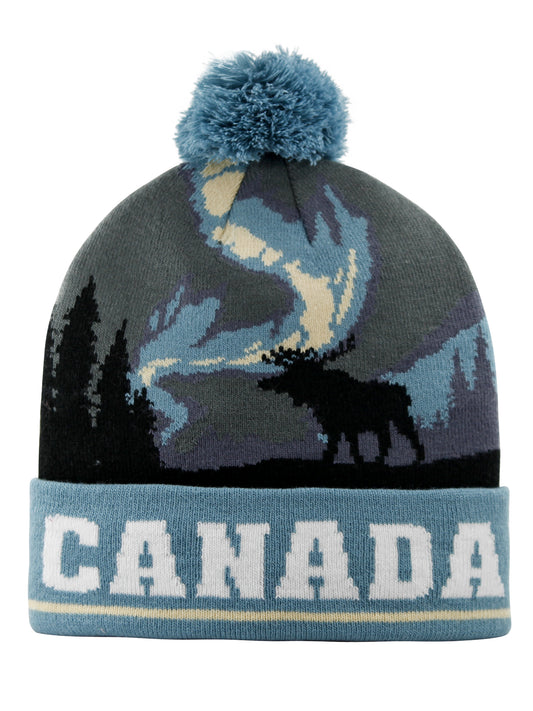 Landmark Beanies - Canada Moose Northern Lights