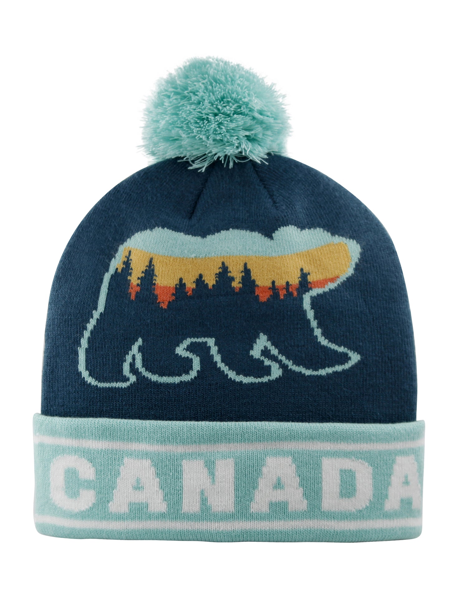 Landmark Beanies - Canada Bear Trees Sunset