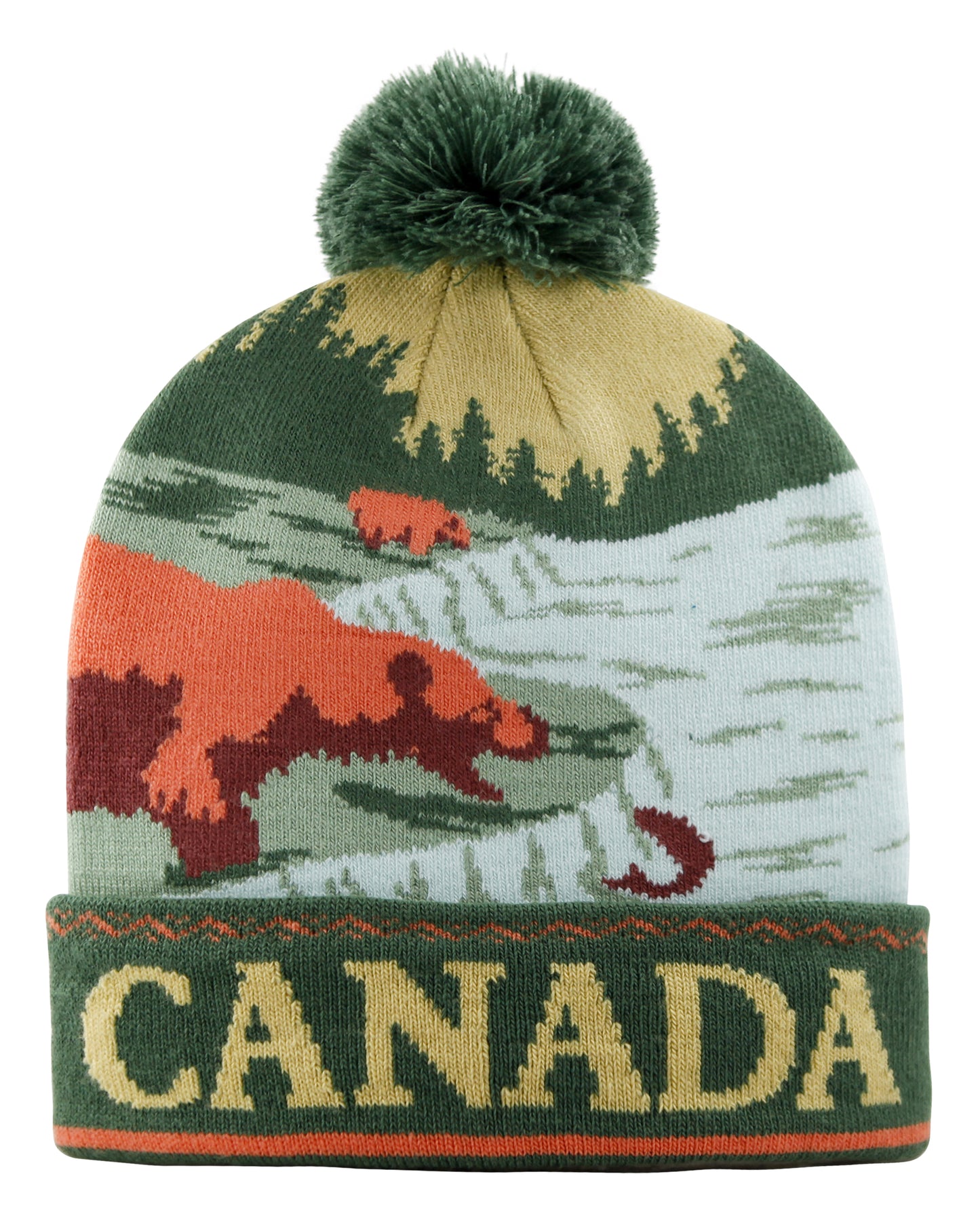 Landmark Beanies - Canada Bear Catching Fish