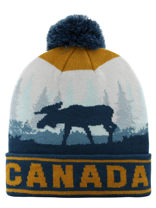 Landmark Beanies - Canada Moose Silhouette with Trees