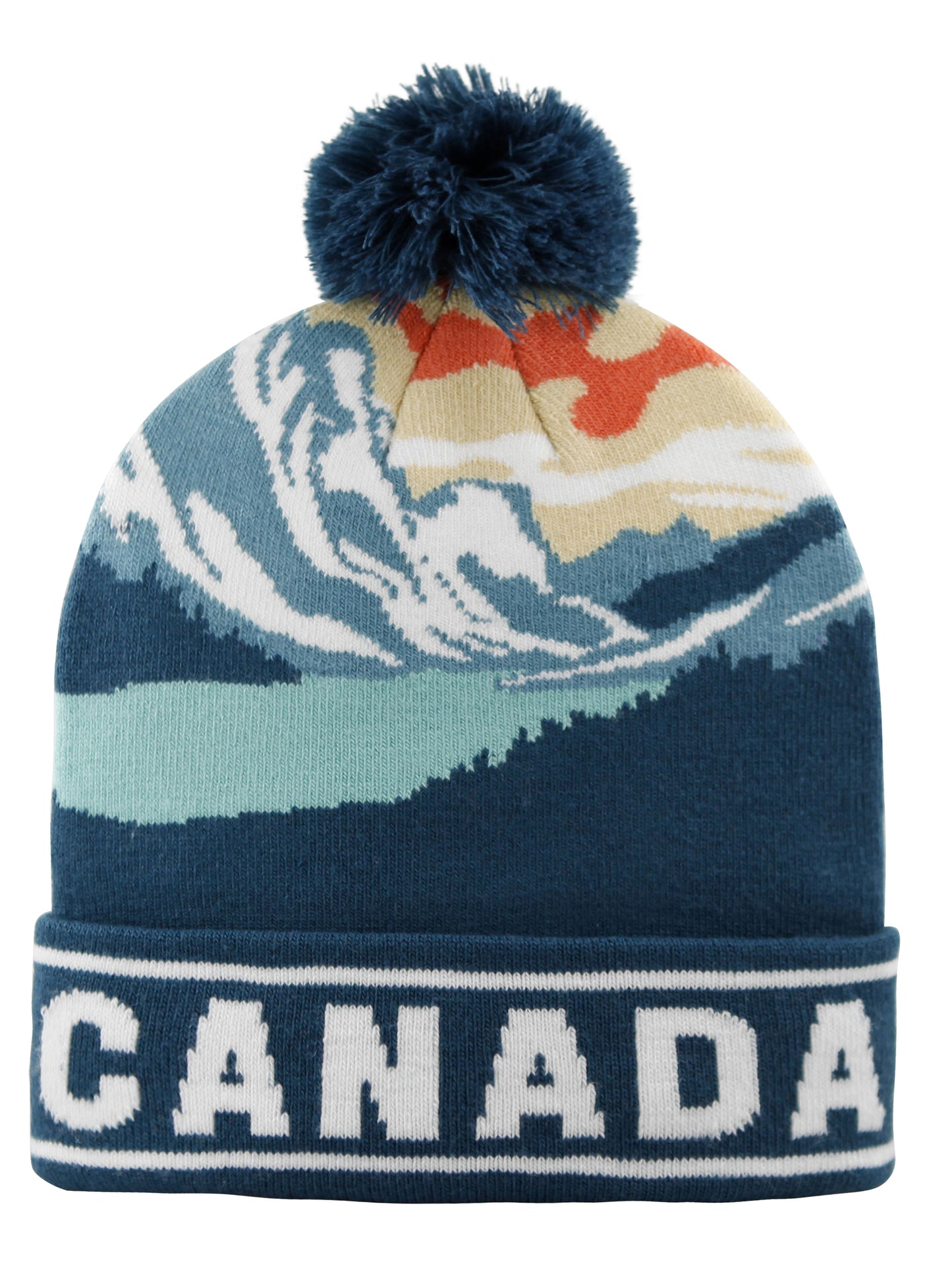 Landmark Beanies - Canada Blue Lake Snowy Mountain