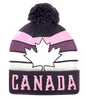 Landmark Beanies - White Maple Leaf Canada