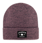 Jasper Fabric Patch Knit Toques - Heather Colours