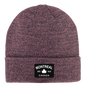 Montreal Fabric Patch Knit Toques - Heather Colours