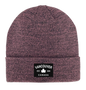 Vancouver Fabric Patch Knit Toques - Heather Colours