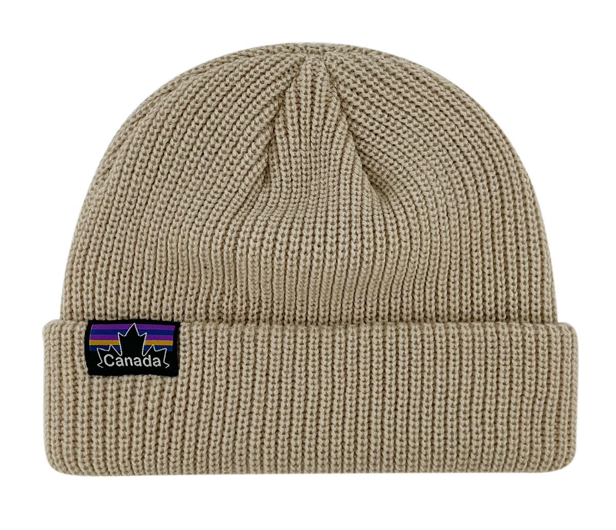 Canada Low Profile Fisherman Style Knit Toques