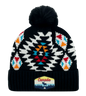 Canada Knit Toque Native/Navajo Pattern with Pom w/ Woven Patch