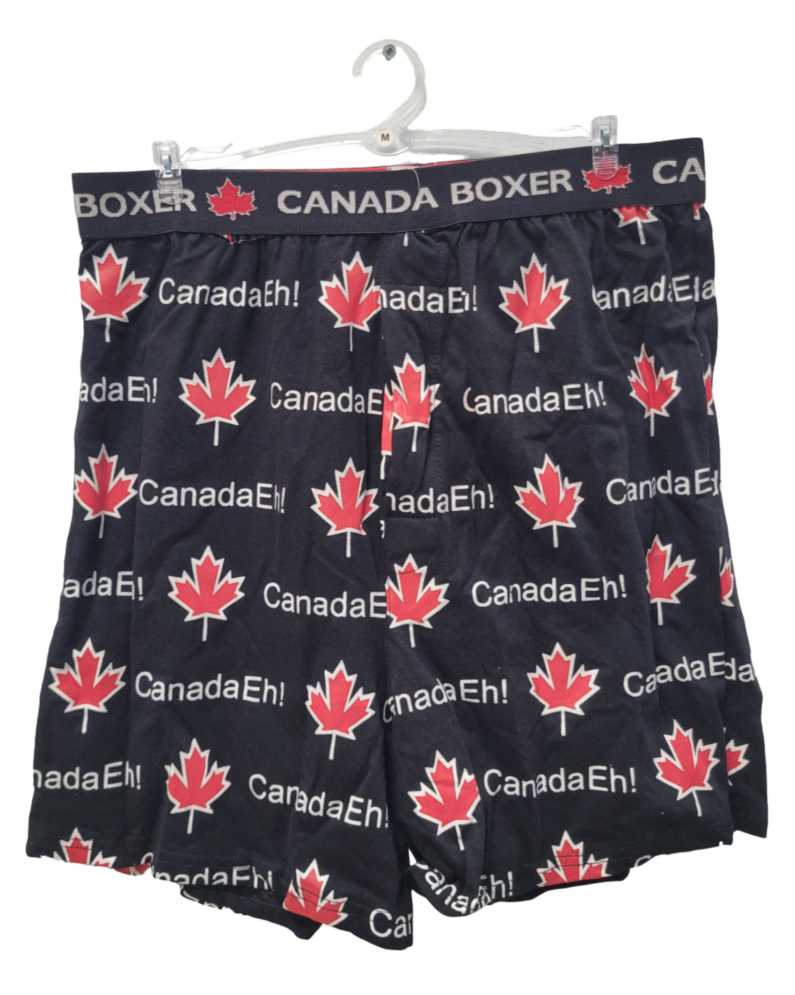 Boxer Short Canada Eh!  - Black