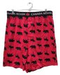 Boxer Short Canada Moose & Bear Silhouette