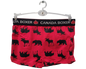 Ladies Canada Boxer Short Moose & Bear Silhouette