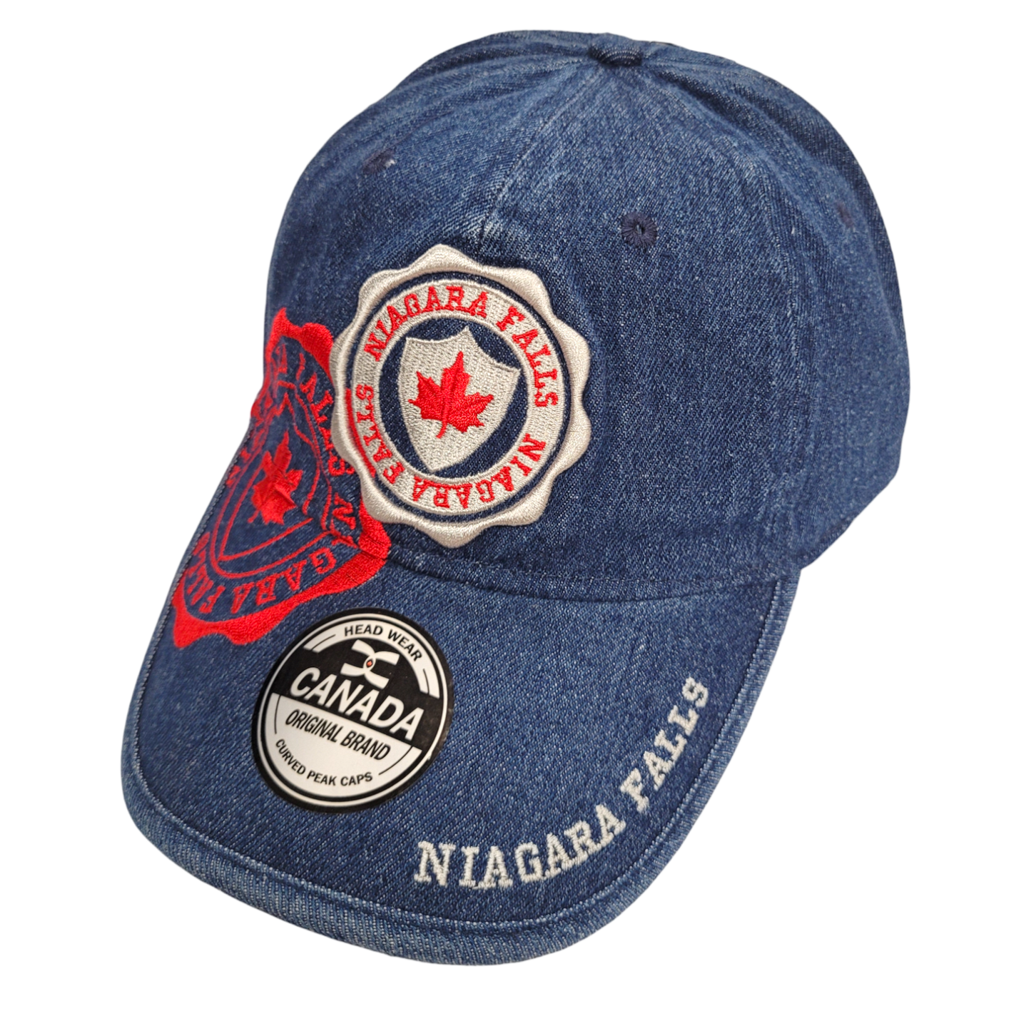 Niagara Falls Hats - Stone Washed Medallion Logo