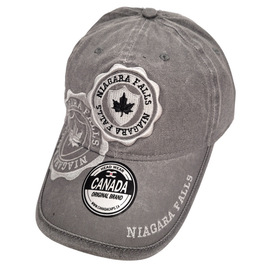 Niagara Falls Hats - Stone Washed Medallion Logo