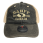 Banff Baseball Hats - Stone Washed Vintage Moose Meshback