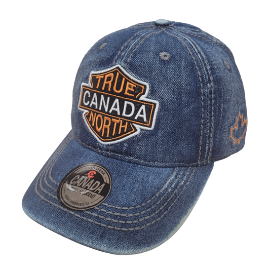 Canada Baseball Hats- Washed Vintage Denim