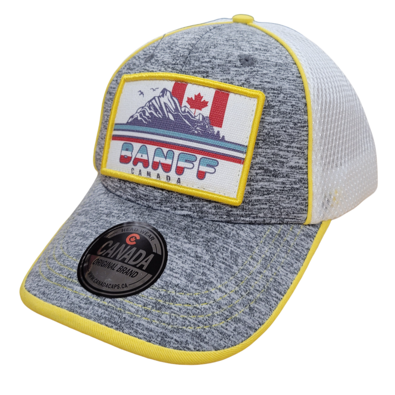 Canada Baseball Hats - Banff Meshback with Woven Patch