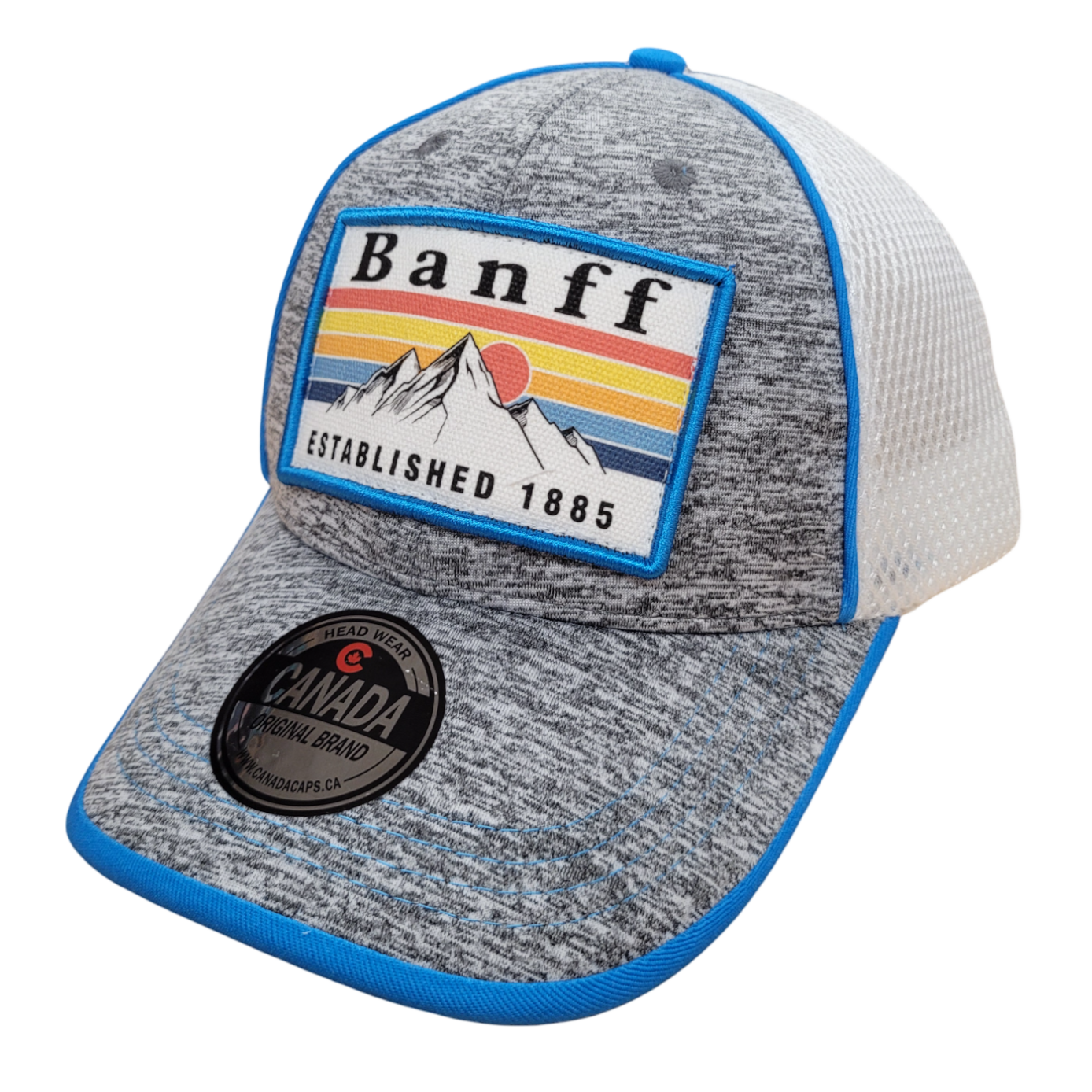 Canada Baseball Hats - Banff Meshback with Woven Patch