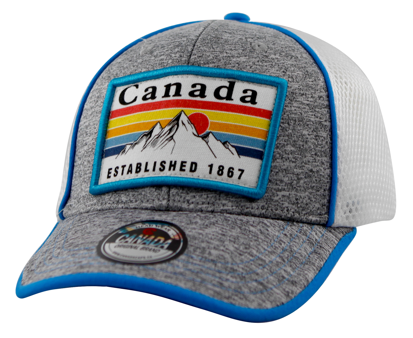 Canada Baseball Hats - Meshback with Woven Patch