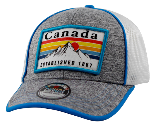 Canada Baseball Hats - Meshback with Woven Patch