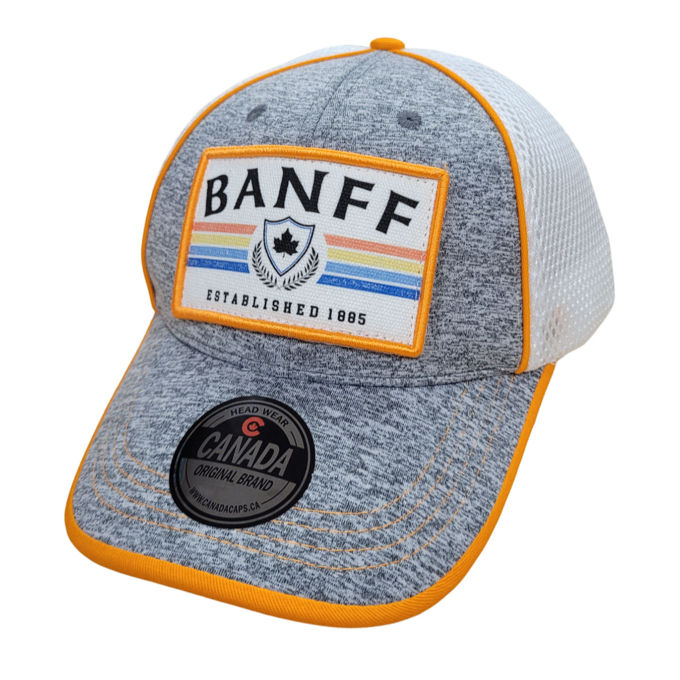 Canada Baseball Hats - Banff Meshback with Woven Patch