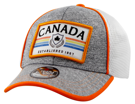 Canada Baseball Hats - Meshback with Woven Patch