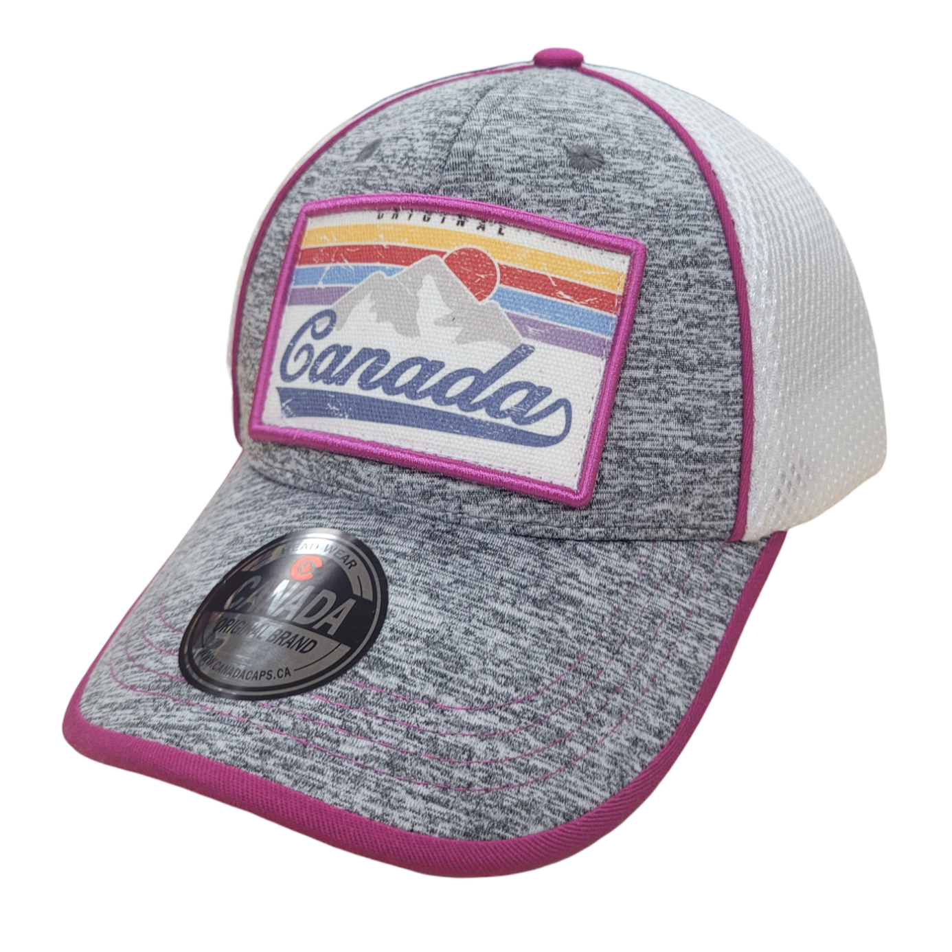 Canada Baseball Hats - Meshback with Woven Patch