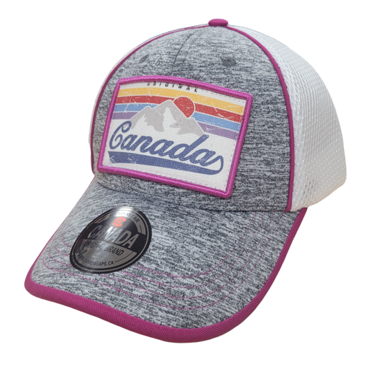 Canada Baseball Hats - Meshback with Woven Patch