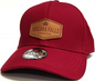 Niagara Falls Baseball Hats - Heather Fabric with Leather Patch