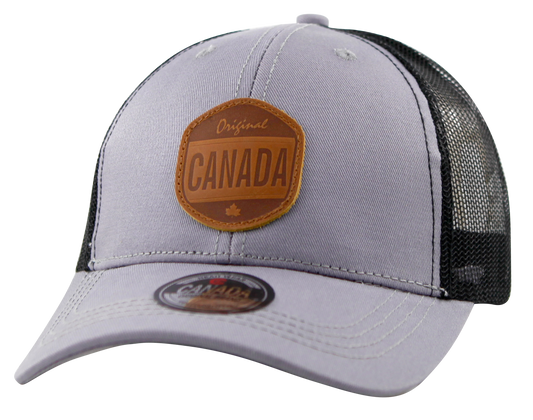 Canada Baseball Hats - Meshback with Leather Patch