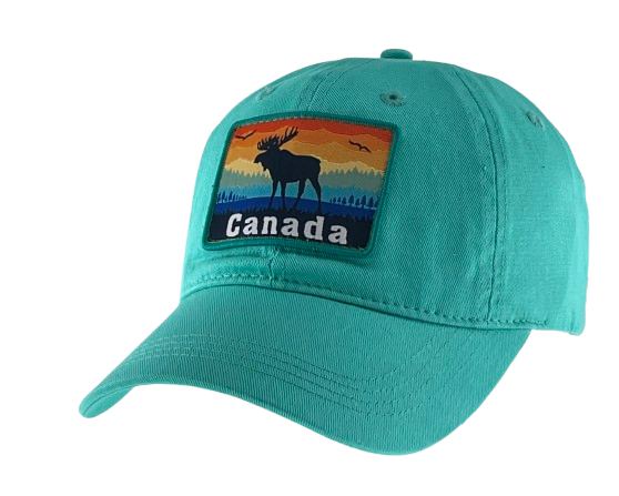 Canada Baseball Hats - Washed Cotton Fabric Hats