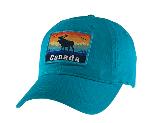 Canada Baseball Hats - Washed Cotton Fabric Hats