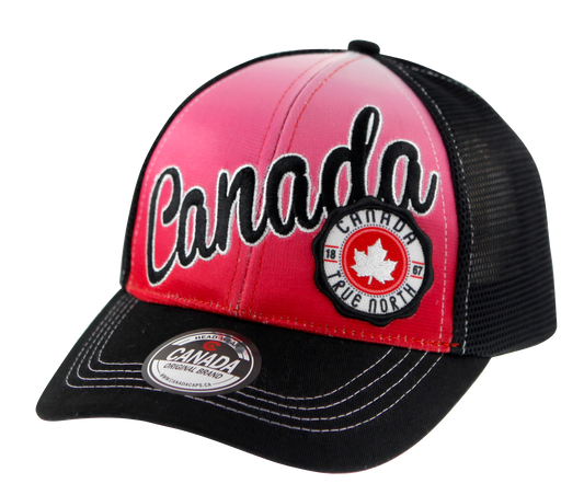 Canada Baseball Hats - Meshback with Gradient Colour Front Panel