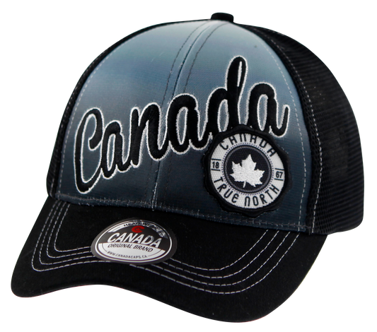 Canada Baseball Hats - Meshback with Gradient Colour Front Panel