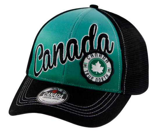 Canada Baseball Hats - Meshback with Gradient Colour Front Panel