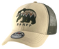 Banff -  Cotton Meshback Hat w/ Bear/Mountain Embroidered Design