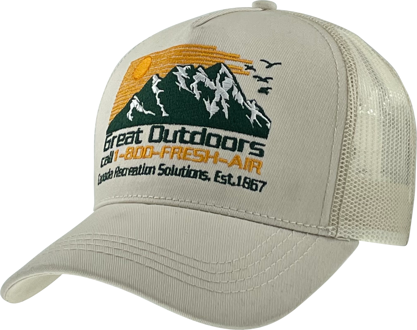 Canada Cotton Hat - Great Outdoor Mountain Scene