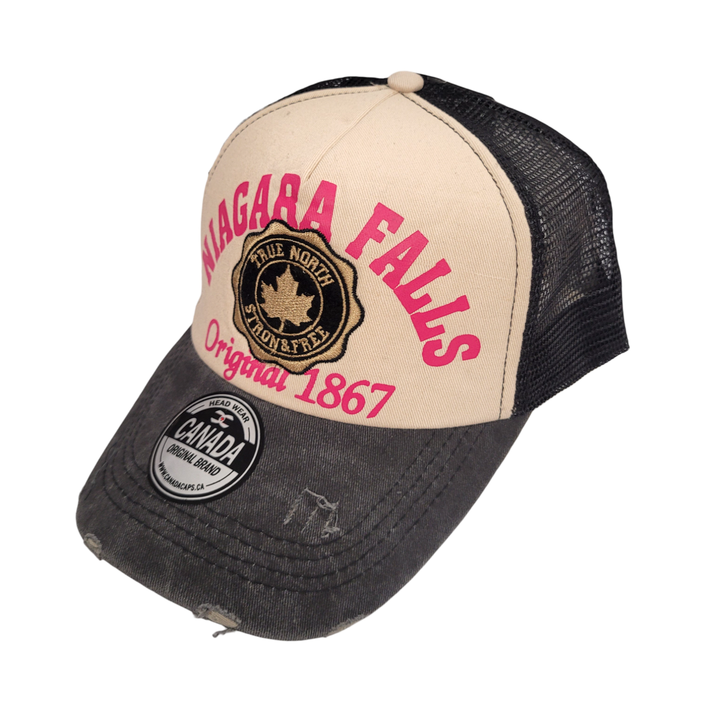 Niagara Falls Baseball Cap Distressed Vintage Logo