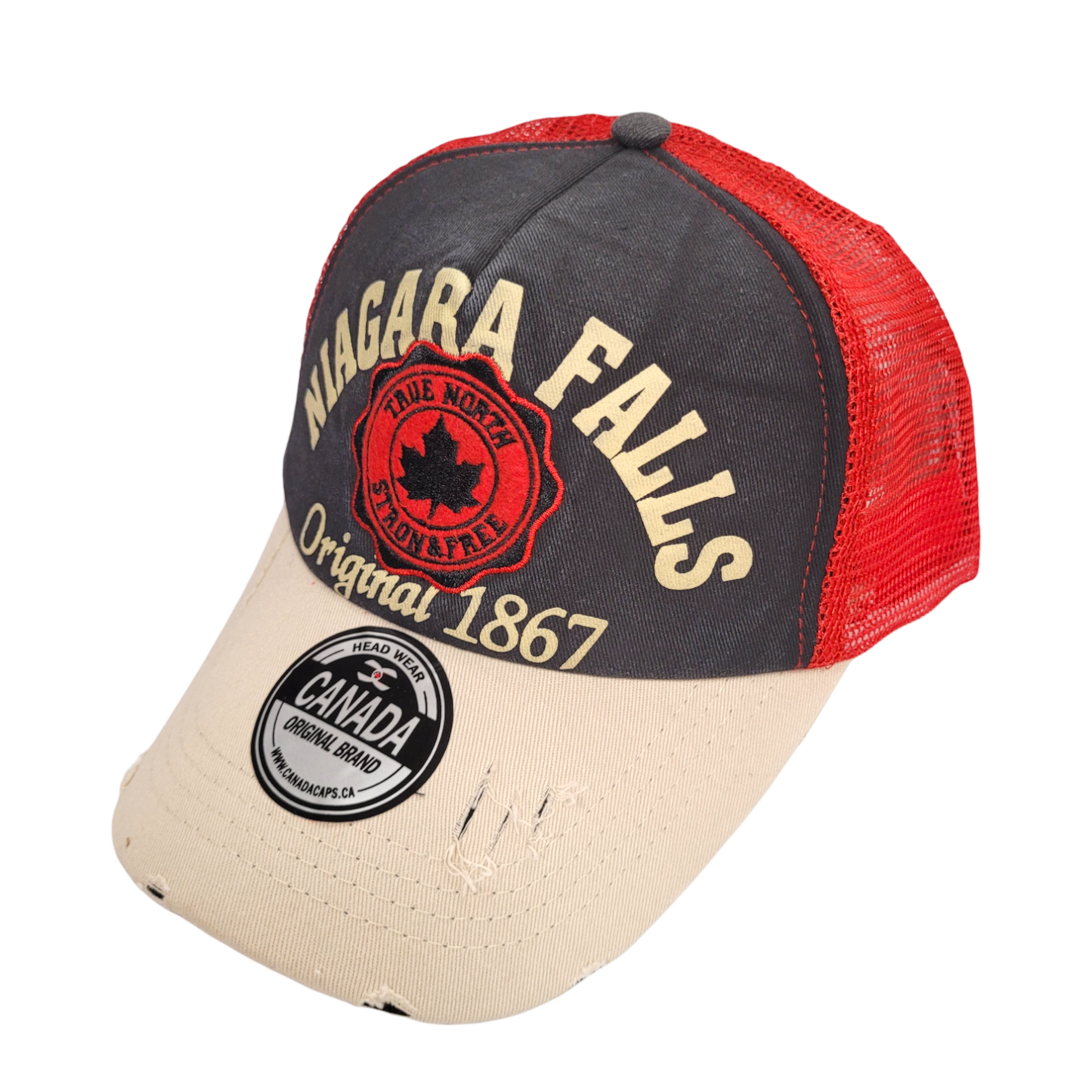 Niagara Falls Baseball Cap Distressed Vintage Logo