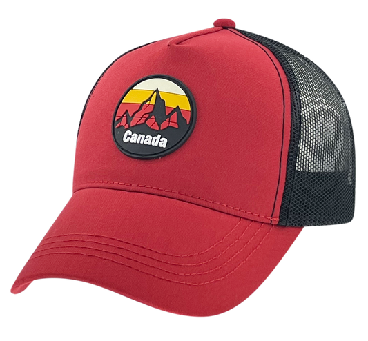 Canada Youth Meshback Hat with Rubber Patch