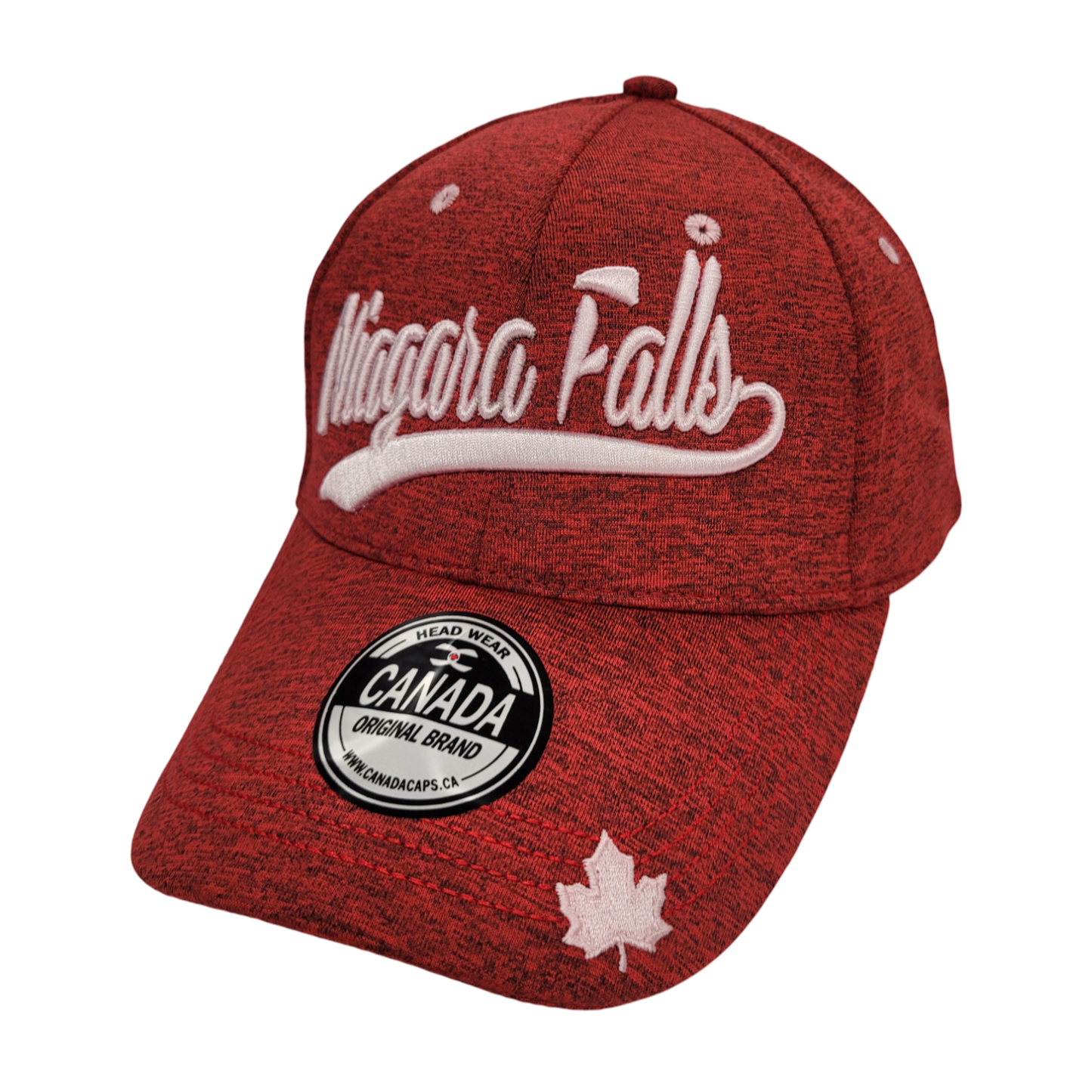 Niagara Falls Baseball Hats - Micro Fiber Sports Cap - Salt & Pepper Colours