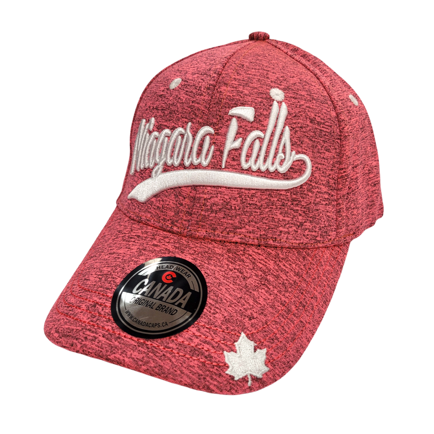 Niagara Falls Baseball Hats - Micro Fiber Sports Cap - Salt & Pepper Colours