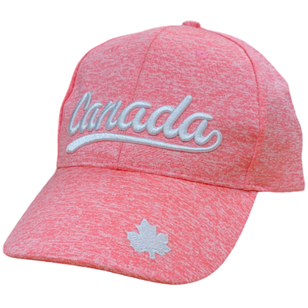 Canada Baseball Hats - Micro Fiber Sports Cap - Salt & Pepper Colours