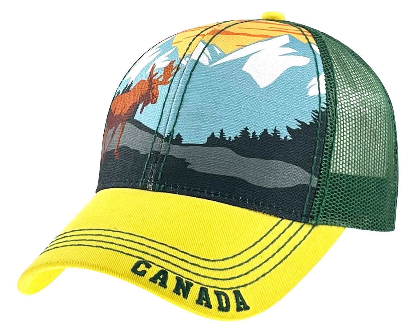 Canada Landmark Scene Baseball Caps