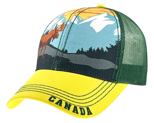 Canada Landmark Scene Baseball Caps