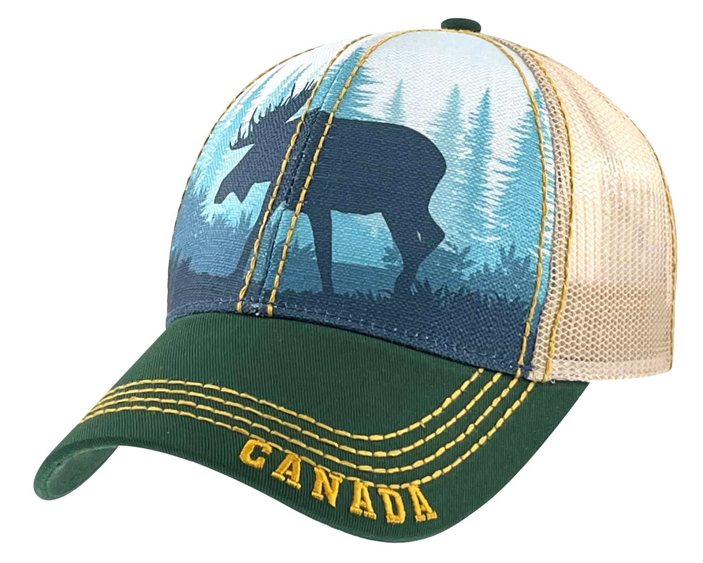 Canada Landmark Scene Baseball Caps