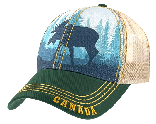 Canada Landmark Scene Baseball Caps