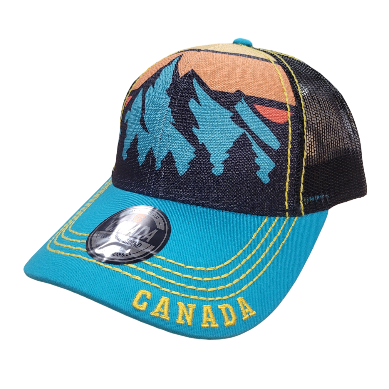 Canada Landmark Scene Baseball Caps